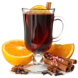 Глинтвейн с коньяком и корицей