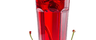 Пунш из вишневого сока