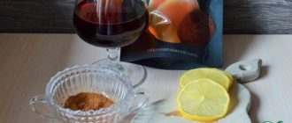 Пунш с коньяком и виноградом