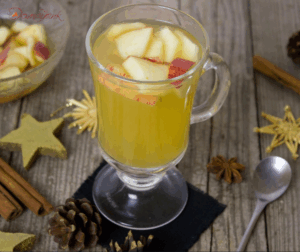 Пунш с медом и виноградным соком