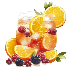 Пунш с лимоном и апельсином