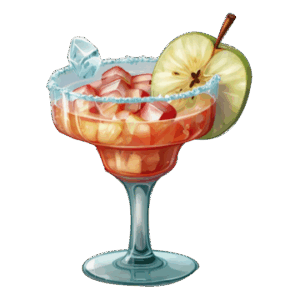 Пунш с яблоком и корицей