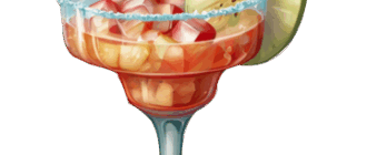 Пунш с яблоком и корицей