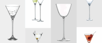 Бокалы для коктейлей и бара